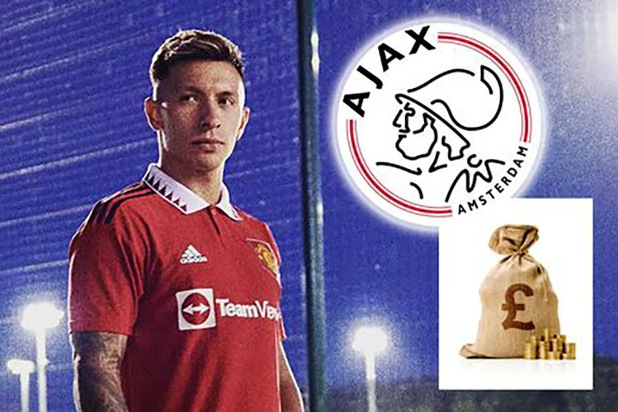 Ajax nhận thêm phụ phí khổng lồ từ việc bán Martinez cho Man Utd. ẢNH: DAILY STAR