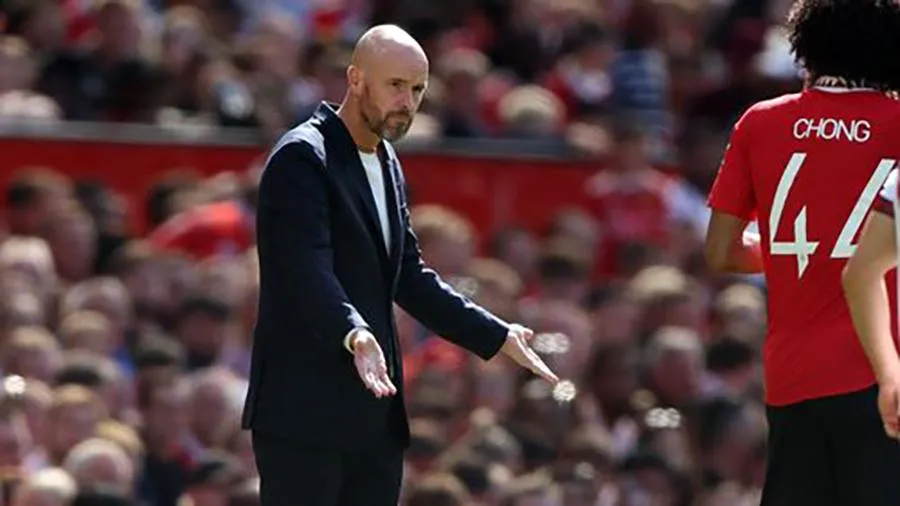 Ten Hag chê tình trạng thể lực của Ronaldo. ẢNH: GETTY Ten Hag chê tình trạng thể lực của Ronaldo. ẢNH: GETTY