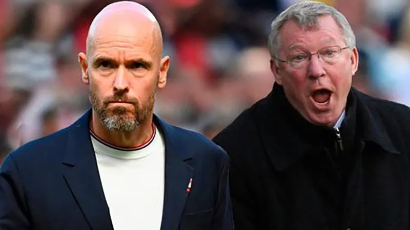 Ten Hag là HLV thứ hai ở MU không nghe lời khuyên của Sir Alex Ferguson. ẢNH: MIRROR Ten Hag là HLV thứ hai ở MU không nghe lời khuyên của Sir Alex Ferguson. ẢNH: MIRROR