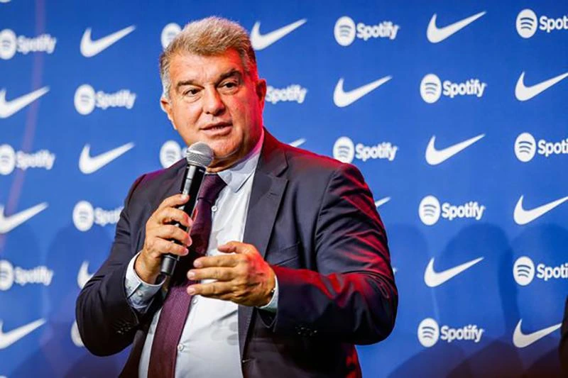 Laporta tuyên bố muốn đưa Messi trở lại Barcelona. ẢNH: GETTY