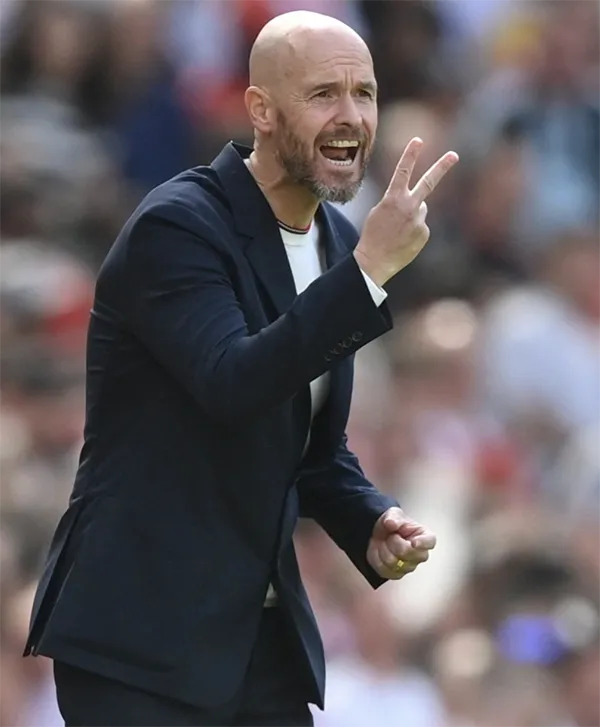 Ten Hag khẳng định MU không có kế hoạch bán Ronaldo. ẢNH: REUTERS