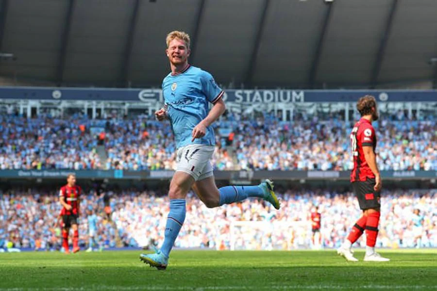 Kevin De Bruyne là cầu thủ thi đấu xuất sắc nhất trận. Ảnh: Getty