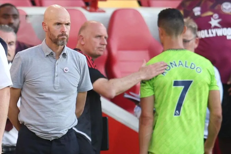 Ronaldo cũng không thể giúp nổi Man United và Ten Hag. ẢNH: GETTY Ronaldo cũng không thể giúp nổi Man United và Ten Hag. ẢNH: GETTY