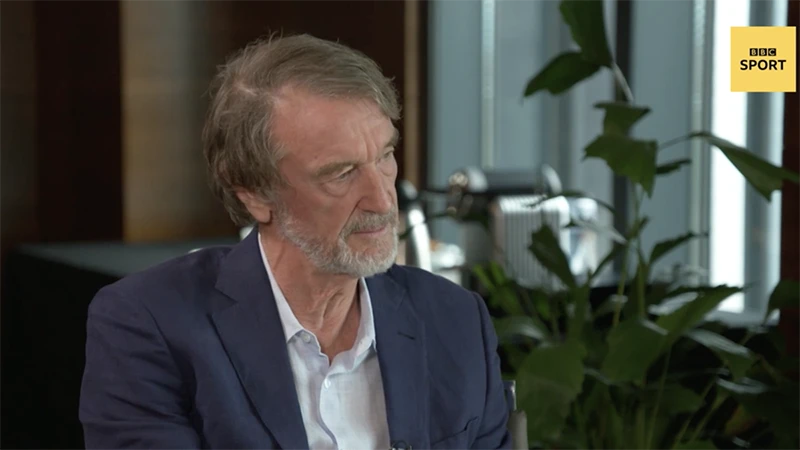 Sir Jim Ratcliffe là tỉ phú giàu nhất nước Anh với tài sản 11 tỉ bảng Anh. ẢNH: BBC SPORTS