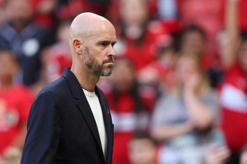 HLV Ten Hag có khởi đầu đáng quên ở Premier League với Man United. ẢNH: GETTY