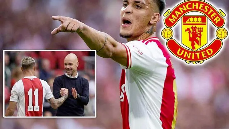 Việc Antony tái ngộ với Ten Hag tại Man United chỉ còn là vấn đề thời gian. ẢNH: MIRROR