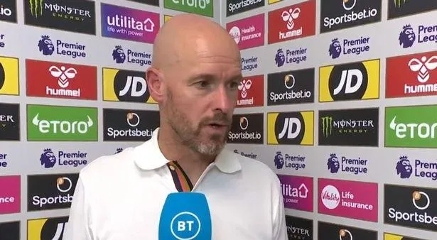 Ten Hag rất muốn đưa thêm một học trò nữa rời Ajax đến Old Trafford. ẢNH: BT SPORTS Ten Hag rất muốn đưa thêm một học trò nữa rời Ajax đến Old Trafford. ẢNH: BT SPORTS
