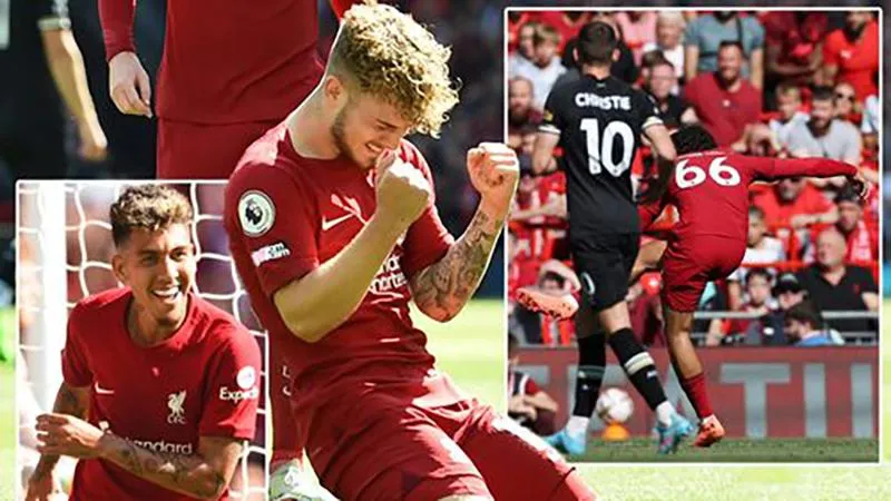 Liverpool tạo nên trận thắng đậm nhất lịch sử Premier League. ẢNH: MIRROR Liverpool tạo nên trận thắng đậm nhất lịch sử Premier League. ẢNH: MIRROR