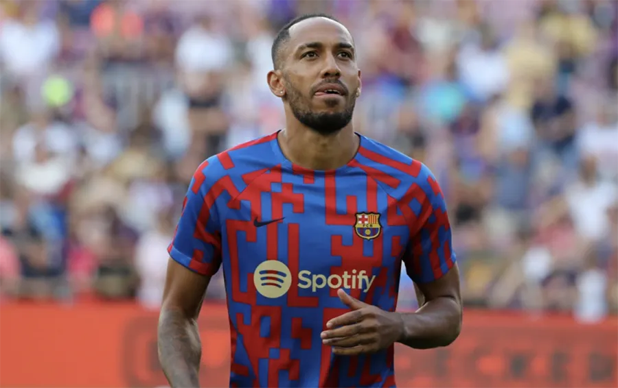 Aubameyang vừa đến Barca vài tháng đã trở thành người thừa. ẢNH: REX Aubameyang vừa đến Barca vài tháng đã trở thành người thừa. ẢNH: REX