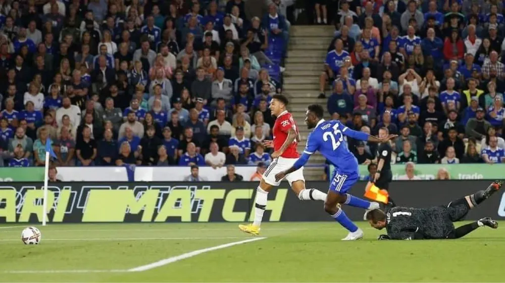 Sancho ghi bàn duy nhất của trận đấu. Ảnh: Getty