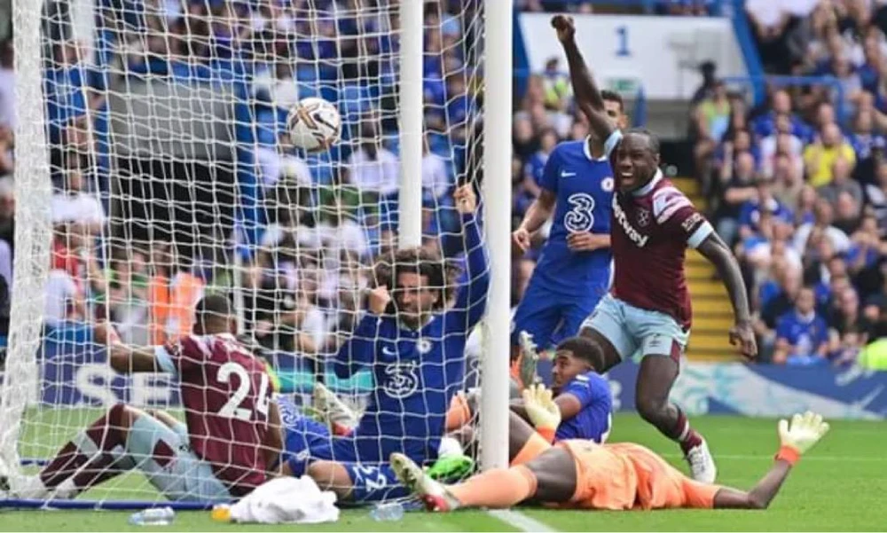 West Ham là đội mở tỷ số cho trận đấu. Ảnh: Getty