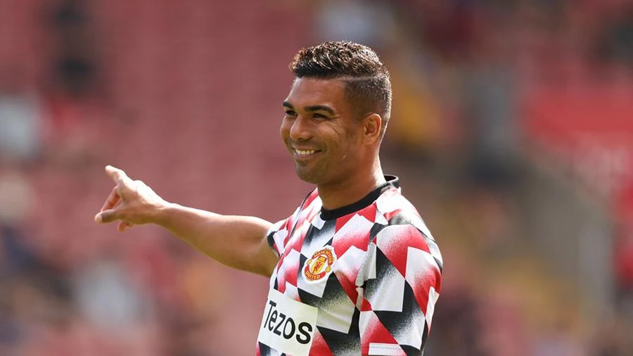Casemiro cần thêm thời gian thích nghi với hệ thống chiến thuật của Ten Hag tại MU. ẢNH: GETTY