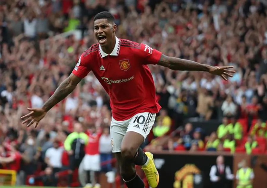 Rashford rực sáng với 1 kiến tạo và 2 bàn thắng cho Man United. ẢNH: DAILY STAR Rashford rực sáng với 1 kiến tạo và 2 bàn thắng cho Man United. ẢNH: DAILY STAR