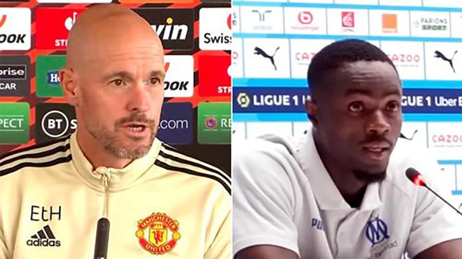 Ten Hag đã đáp trả bình luận của Bailly. ẢNH: MIRROR