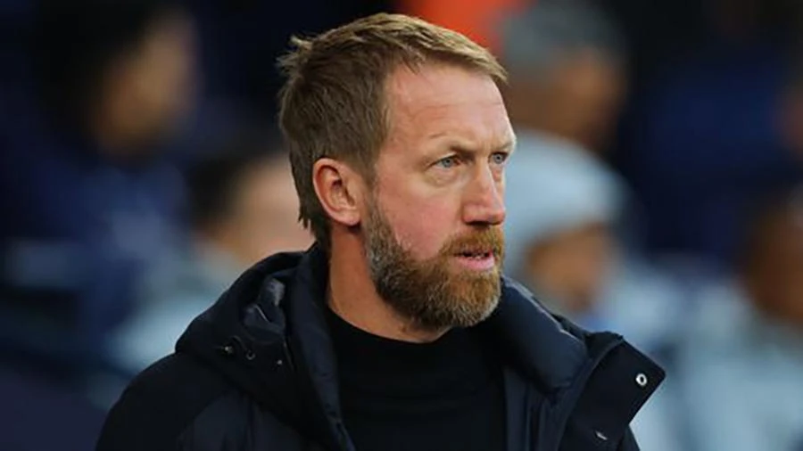 Graham Potter của Brighton là ứng cử viên số 1 nhận chức HLV trưởng Chelsea thay Thomas Tuchel. ẢNH: GETTY