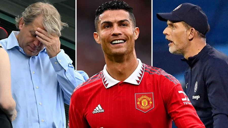 Ronaldo là một phần nguyên nhân khiến Tuchel bị Chelsea sa thải. ẢNH: MIRROR