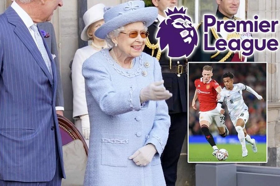 Premier League hoãn để bày tỏ lòng tôn kính đến Nữ hoàng Anh. ẢNH: MIRROR Premier League hoãn để bày tỏ lòng tôn kính đến Nữ hoàng Anh. ẢNH: MIRROR
