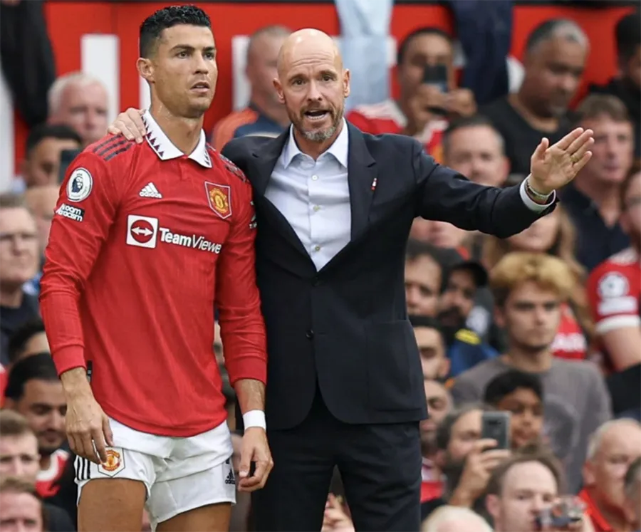 Ronaldo phải thay đổi để phù hợp với triết lí của HLV Erik Ten Hag. ẢNH: GETTY