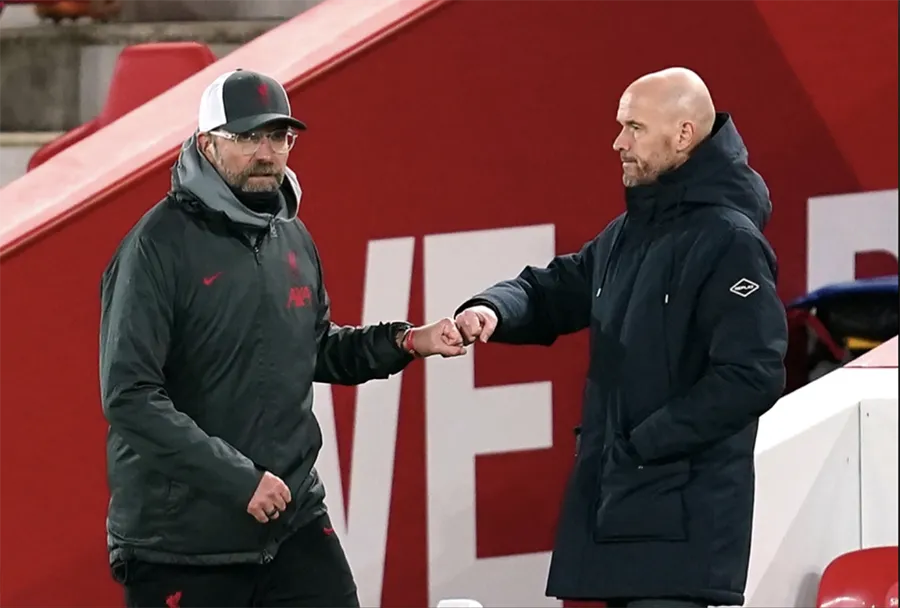 Ten Hag đã tìm ra cách giúp MU đánh bại Liverpool của Klopp. ẢNH: PA Ten Hag đã tìm ra cách giúp MU đánh bại Liverpool của Klopp. ẢNH: PA