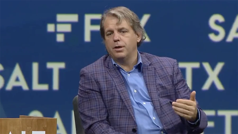 Boehly phát biểu trong hội nghị Salt. ẢNH: SALT