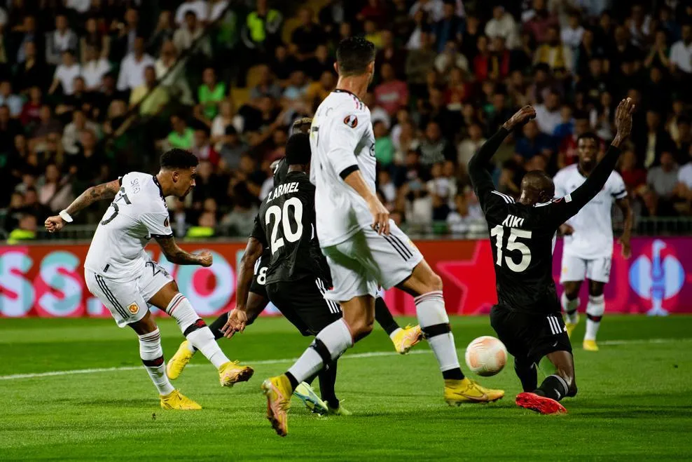 Sancho khai thông thế bế tắc cho MU. Ảnh: Getty