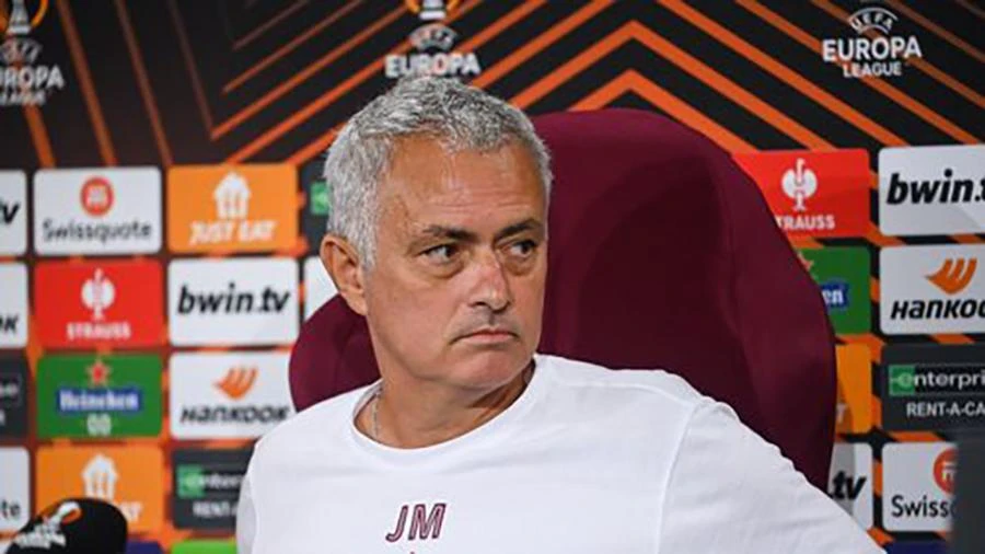 Jose Mourinho hiện là HLV trưởng AS Roma. ẢNH: GETTY