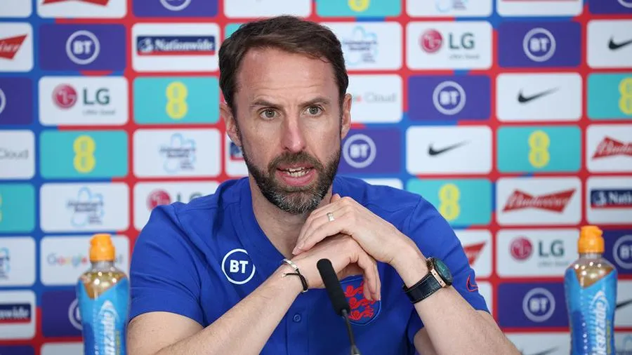 Southgate bảo vệ những quyết định nhân sự gây tranh cãi của mình ở tuyển Anh. ẢNH: GETTY