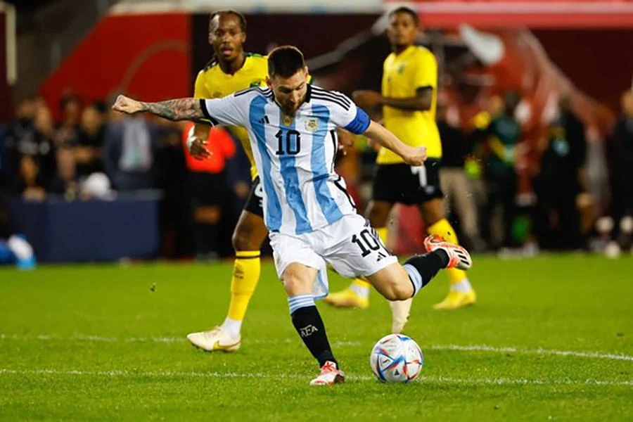 Messi có phong độ ấn tượng thời gian gần đây ở cả PSG lẫn tuyển Argentina. ẢNH: GETTY