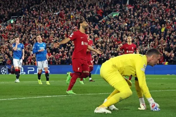 Mohamed Salah giúp Liverpool có chiến thắng ở Champions League. Ảnh: Getty