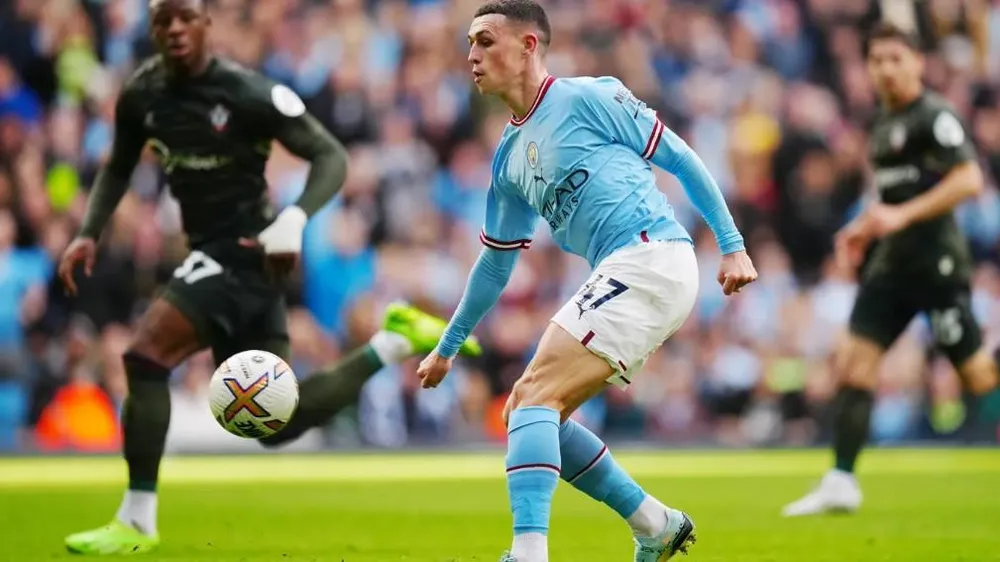 Man City chiếm top 1 từ tay Arsenal với cách biệt 2 điểm nhưng thi đấu nhiều hơn 1 trận. Ảnh: Getty Man City chiếm top 1 từ tay Arsenal với cách biệt 2 điểm nhưng thi đấu nhiều hơn 1 trận. Ảnh: Getty