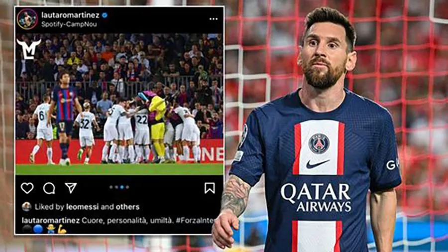 Messi khiến fan Barca giận dữ. ẢNH: MIRROR Messi khiến fan Barca giận dữ. ẢNH: MIRROR