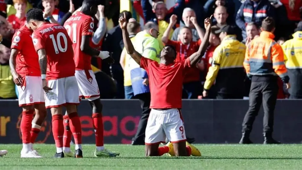 Bàn thắng quý hơn vàng của Awoniyi giúp Nottingham Forest lấy lại niềm vui chiến thắng. Ảnh: Getty Bàn thắng quý hơn vàng của Awoniyi giúp Nottingham Forest lấy lại niềm vui chiến thắng. Ảnh: Getty