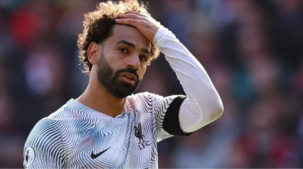 Mohamed Salah mờ nhạt trong trận đấu. Ảnh: Getty Mohamed Salah mờ nhạt trong trận đấu. Ảnh: Getty