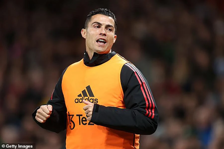 Ronaldo bị cấm tập luyện cùng đội 1 Man United trong 3 ngày. ẢNH: GETTY