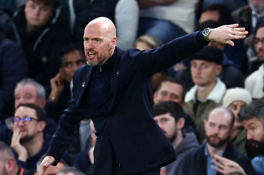 Ten Hag luôn bảo vệ Maguire bất chấp phong độ yếu kém của học trò. ẢNH: GETTY