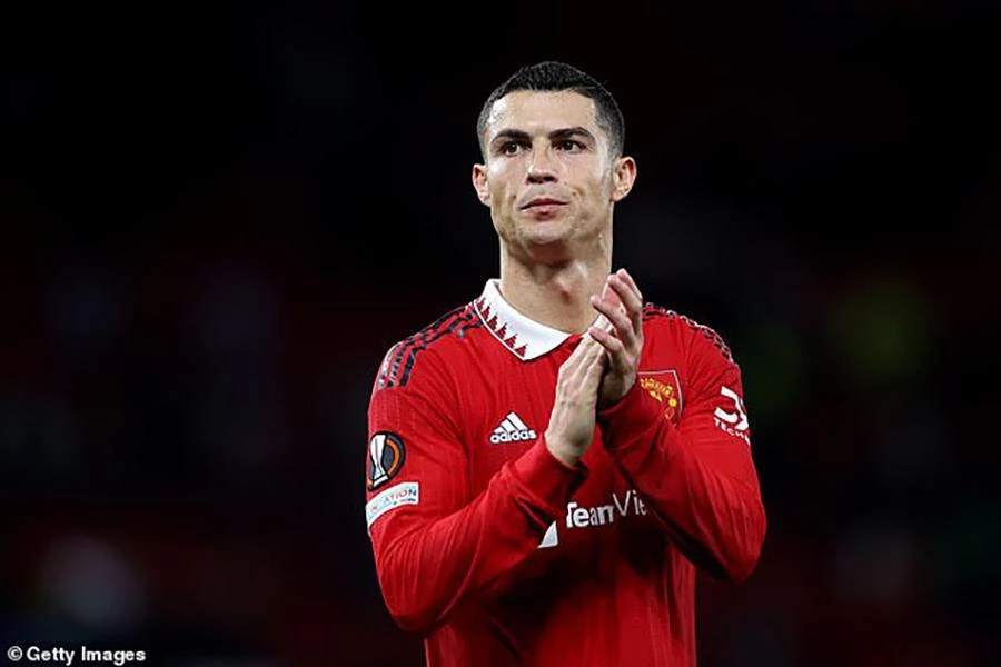 Ronaldo trải qua một mùa giải khó khăn cho đến lúc này tại Man Utd. ẢNH: GETTY