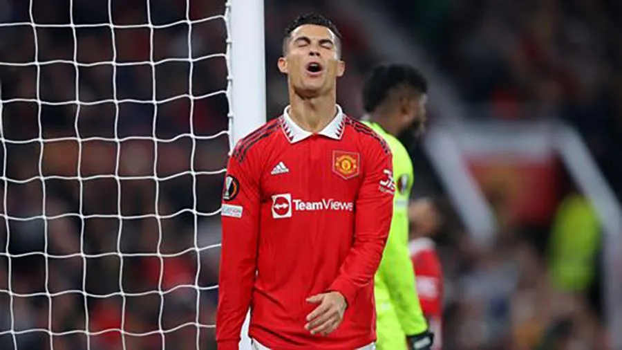 Ronaldo đang gặp khó ở MU. ẢNH: GETTY