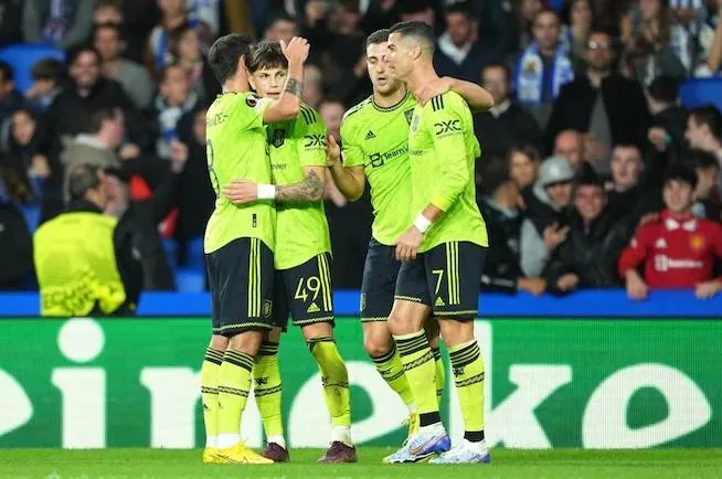 Sao trẻ MU tỏa sáng đúng lúc. Ảnh Getty