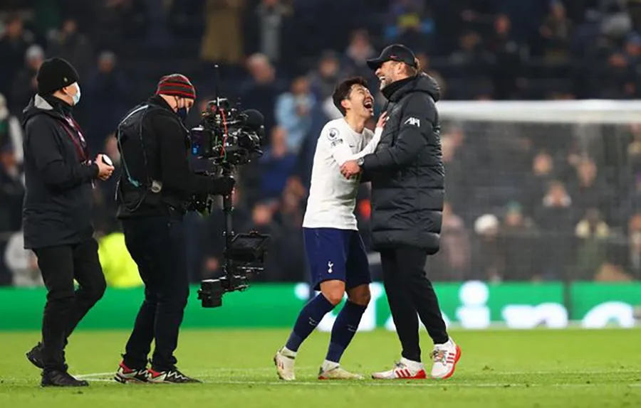 Klopp là người hâm mộ cuồng nhiệt của Son Heung-min. ẢNH: GETTY Klopp là người hâm mộ cuồng nhiệt của Son Heung-min. ẢNH: GETTY