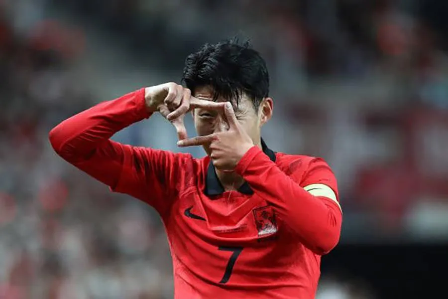Son Heung-min là tên tuổi lớn nhất trong đội hình Hàn Quốc tại World Cup 2022. ẢNH: GETTY Son Heung-min là tên tuổi lớn nhất trong đội hình Hàn Quốc tại World Cup 2022