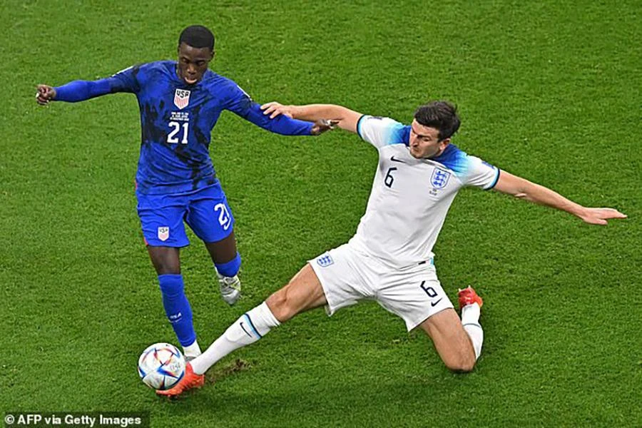 Tuyển Anh không thể tìm được chiến thắng trước Mỹ. ẢNH: GETTY