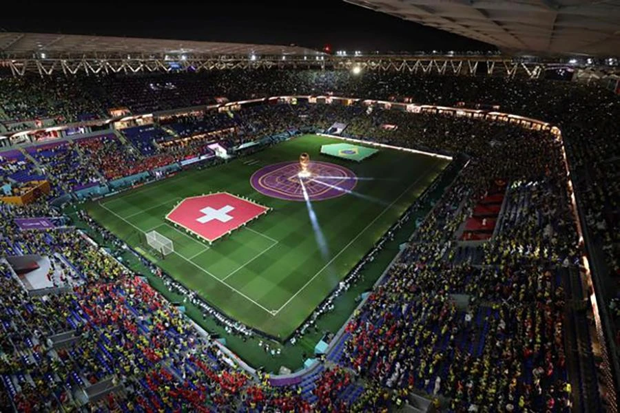 Sân vận động 974 nhìn từ trên cao rất đẹp và hoành tráng. ẢNH: GETTY