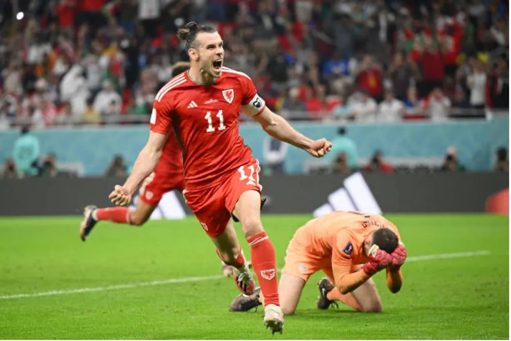 Gareth Bale sẽ là niềm hi vọng của xứ Wales để giành chiến thắng trước tuyển Anh. Ảnh: GETTY