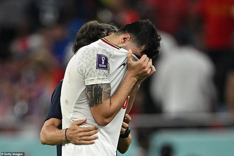 ... Là nỗi buồn của tuyển Iran. ẢNH: GETTY