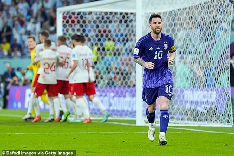Messi không ghi bàn trong trận Argentina thắng Ba Lan 2-0. ẢNH: GETTY Messi không ghi bàn trong trận Argentina thắng Ba Lan 2-0. ẢNH: GETTY