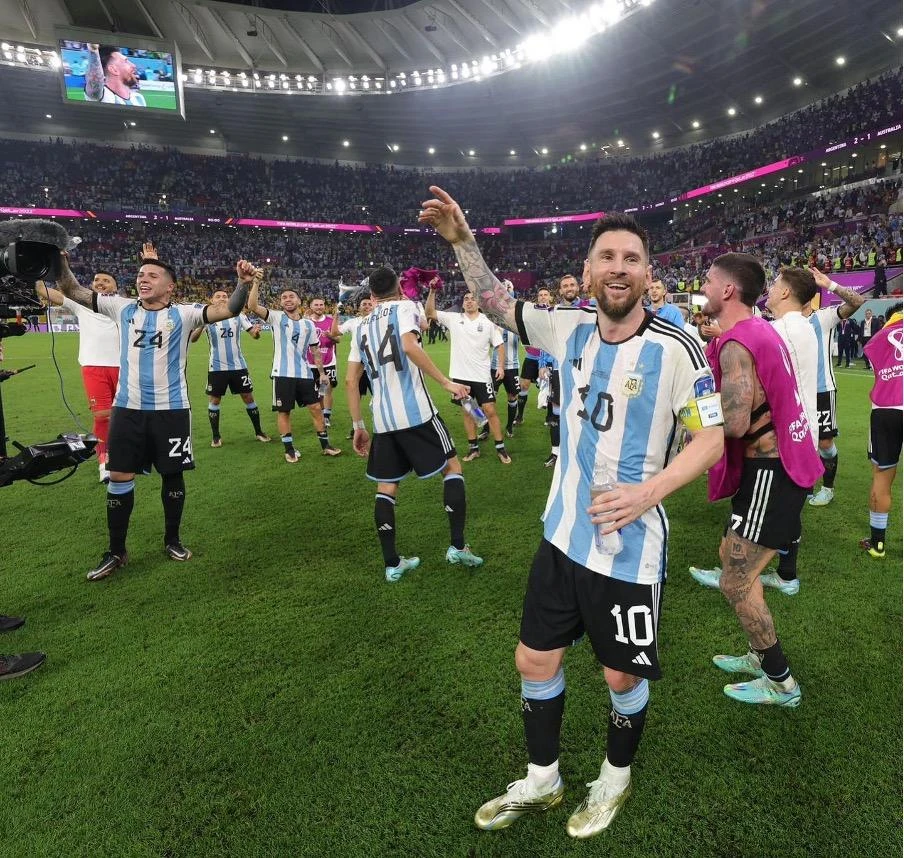 Messi tỏa sáng giúp Argentina vào tứ kết World Cup. Ảnh: Trang cá nhân Messi