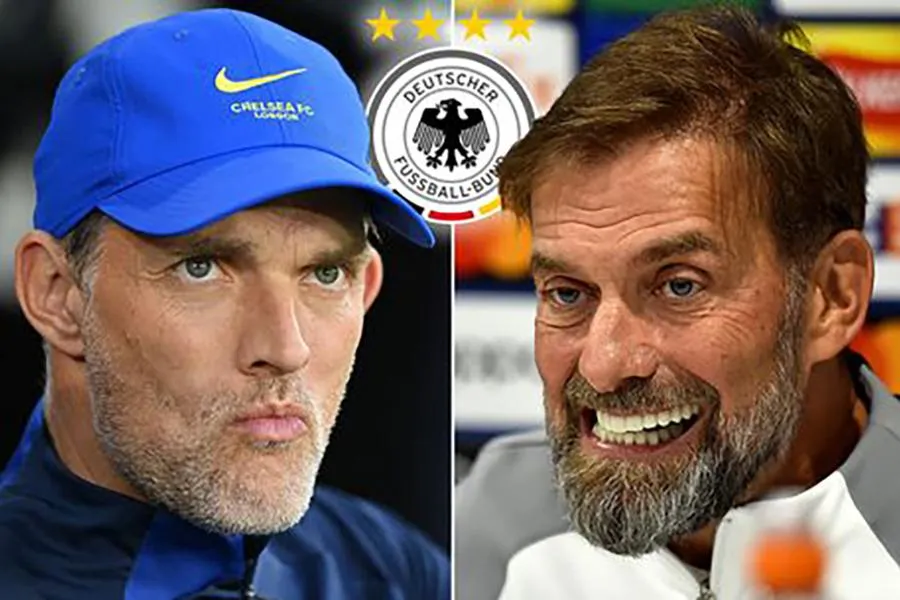Đức chọn Klopp chứ không phải Tuchel thay Hansi Flick dẫn dắt đội tuyển quốc gia. ẢNH: DAILY STAR