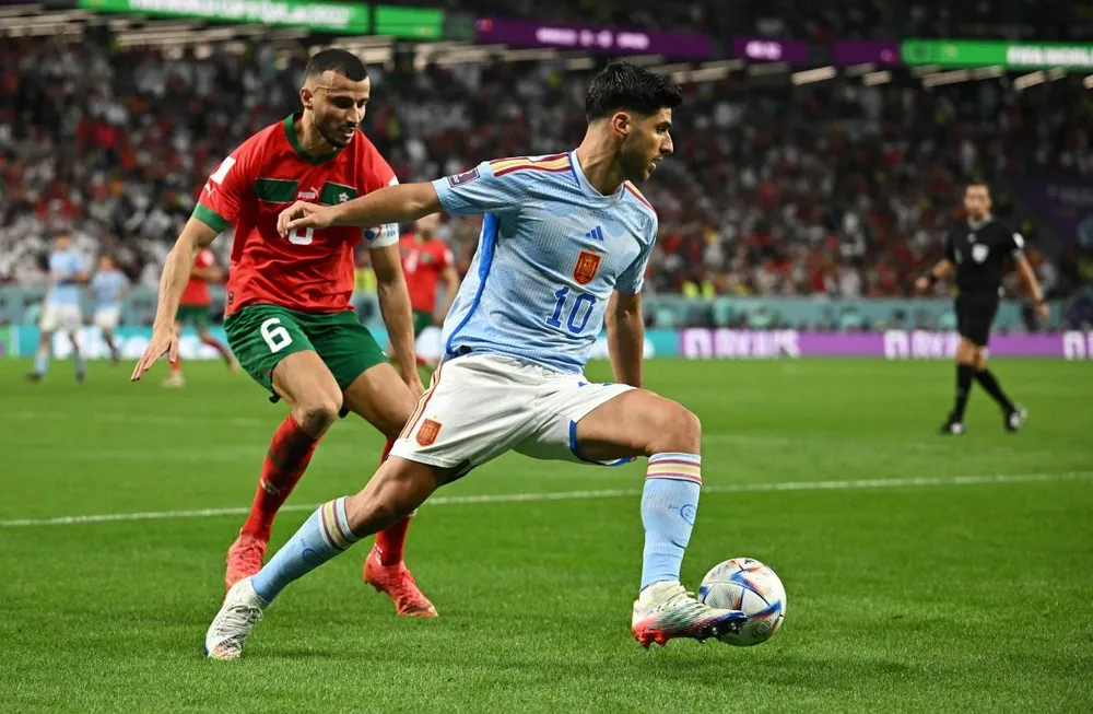 Tây Ban Nha kiểm soát hoàn toàn thế trận nhưng không thể ghi được bàn thắng. Ảnh: Getty Tây Ban Nha kiểm soát hoàn toàn thế trận nhưng không thể ghi được bàn thắng. Ảnh: Getty