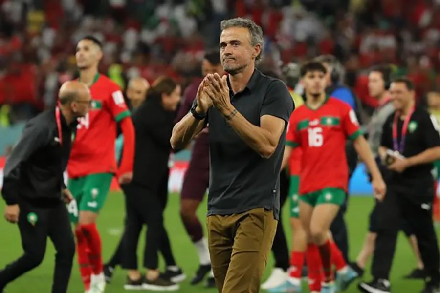 Luis Enrique nhận hoàn toàn trách nhiệm trong thất bại của Tây Ban Nha tại World Cup 2022. ẢNH: GETTY