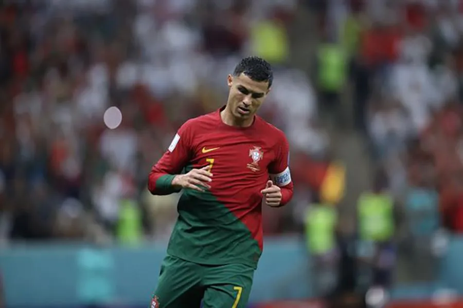 Ronaldo mới ghi 1 bàn trên chấm 11m tại World Cup 2022. ẢNH: GETTY